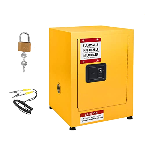 MERXENG 17" x 17" x 18" Galvanized Steel Safety Cabinet